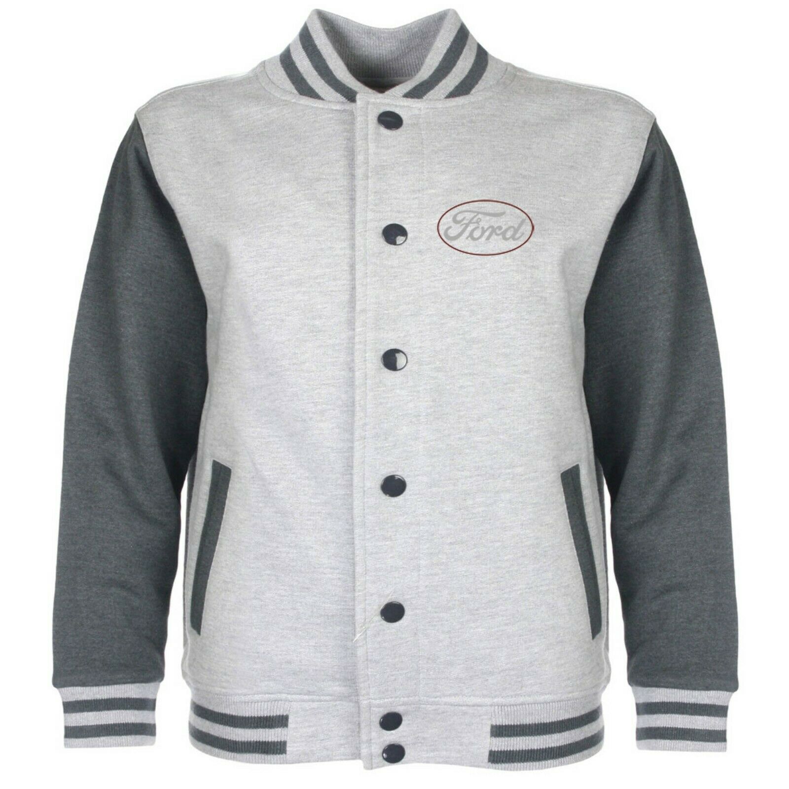 Ford Baseball Varsity Jacket Genuine Parts Service Vintage Muscle American Car
