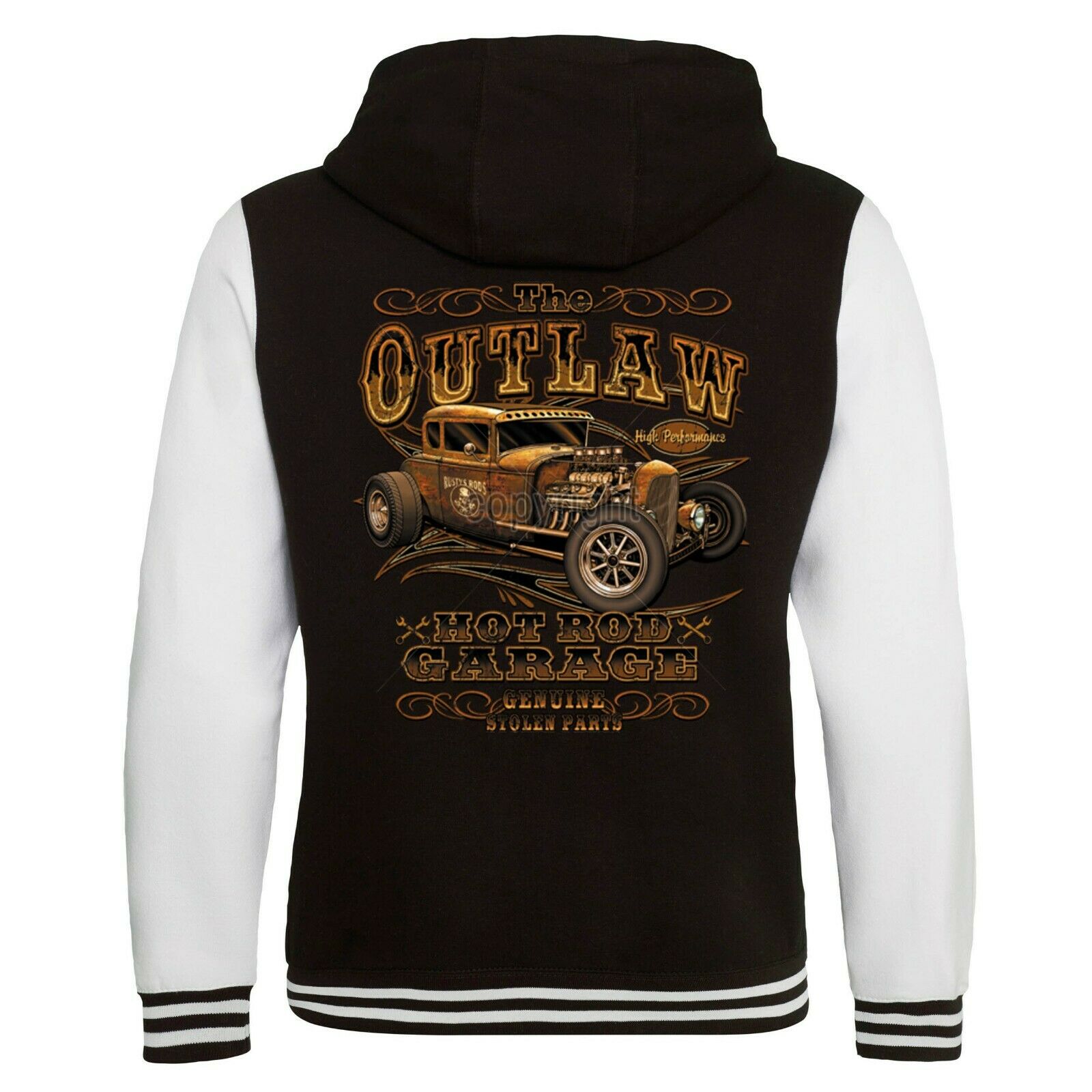Hotrod 58 Children/'s American Baseball Varsity Rockabilly Hot Rat Rod Jacket 23