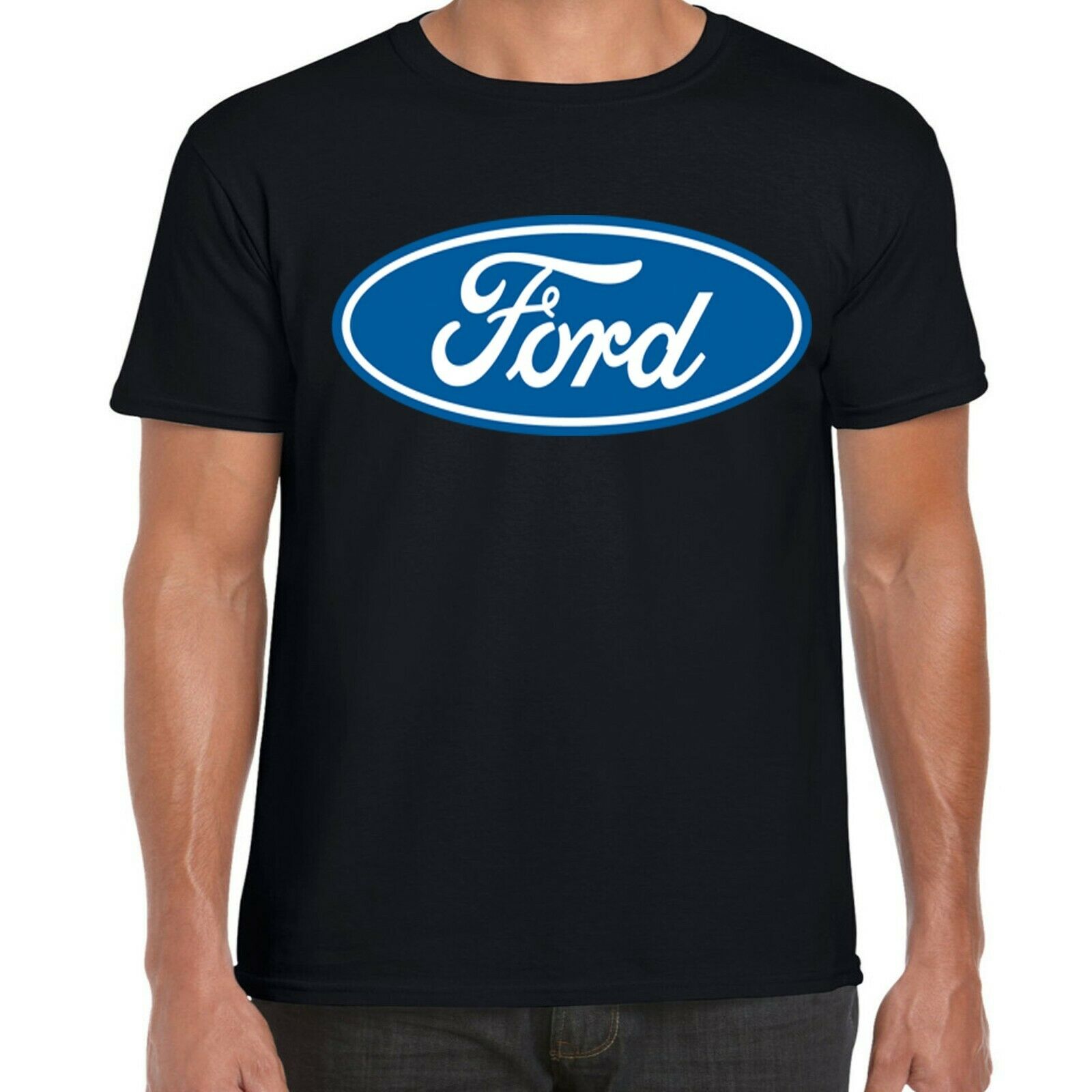Mens Ford T Shirt Classic Logo American Hotrod Truck Muscle Car Rat Rod ...