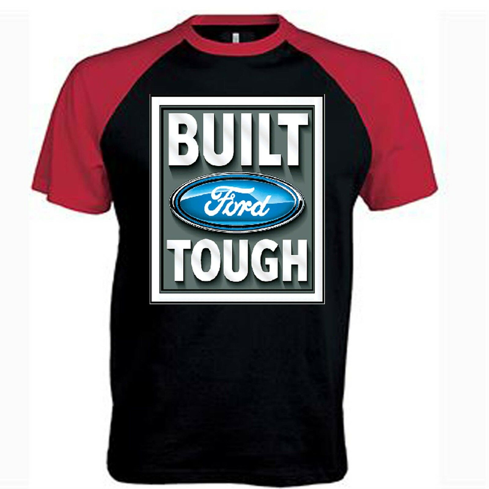 Mens Ford T Shirt Licensed Built Tough Logo American Vintage Old ...
