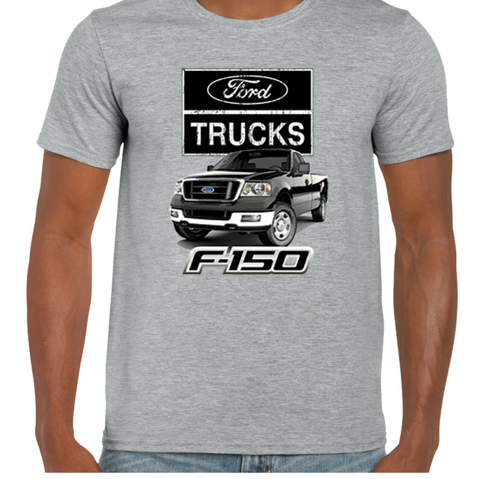 Mens Ford T Shirt Genuine Classic Trucks Vintage American Pick Up Truck Car F150 | eBay