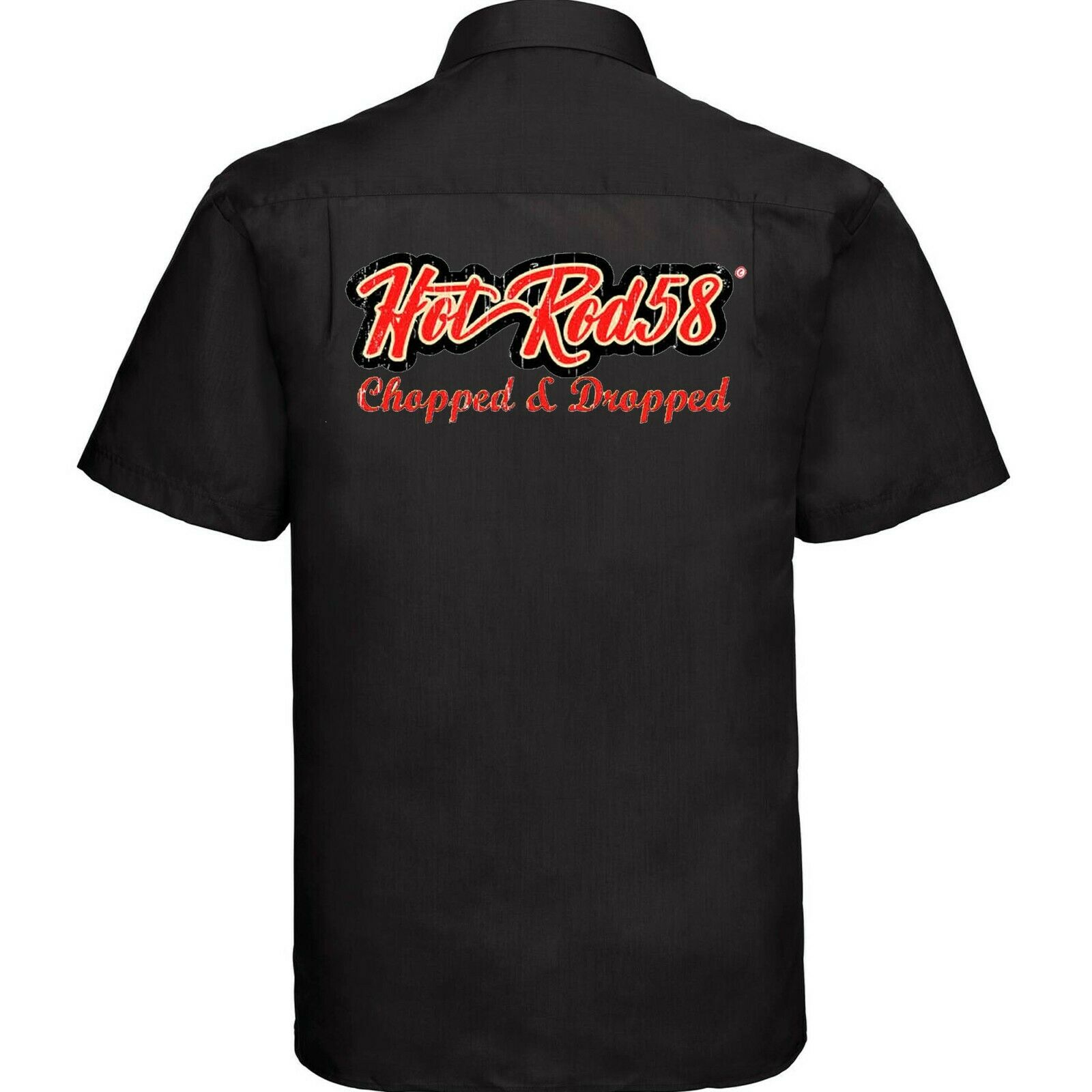 Hotrod 58 Garage Work Shirt Vintage 