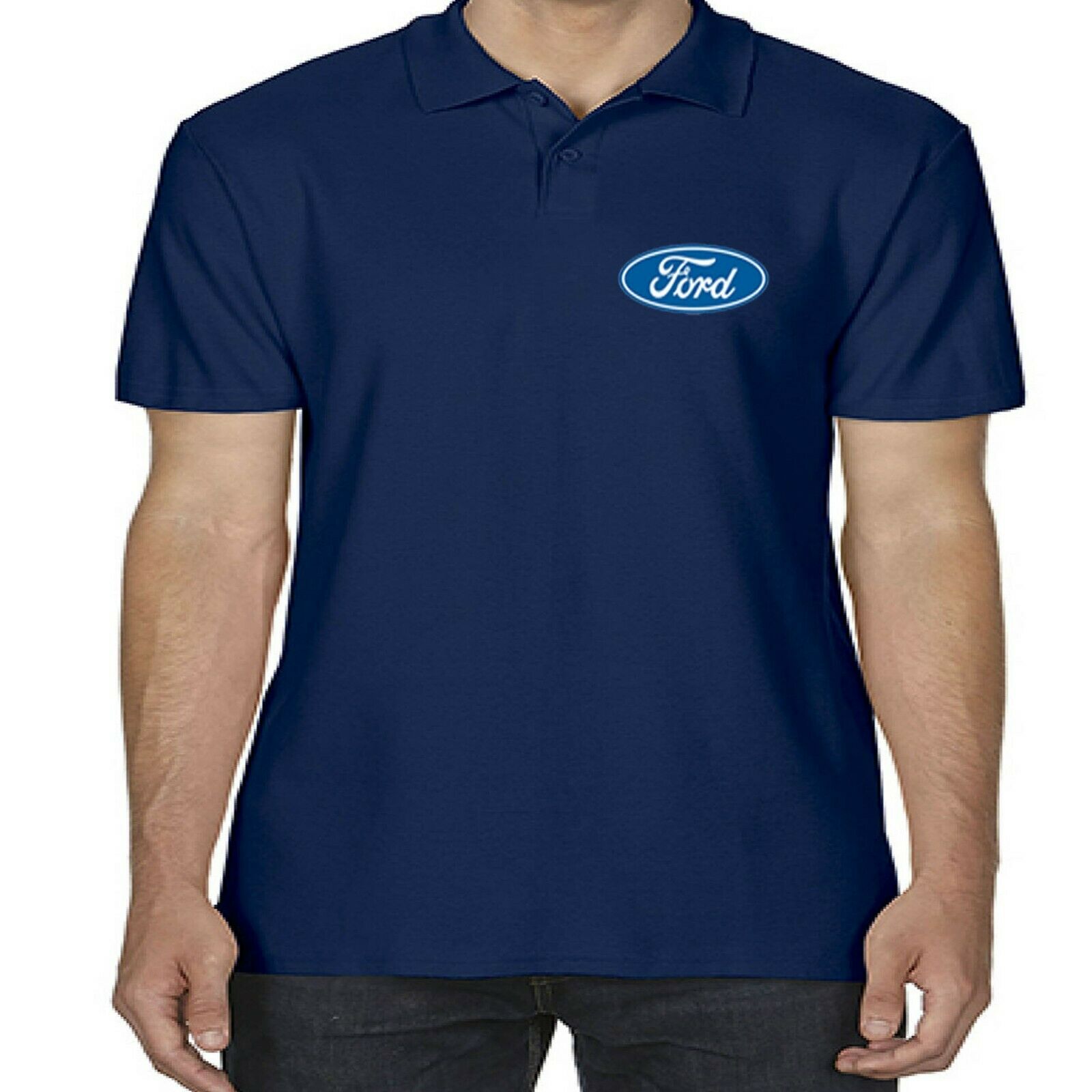 Mens Licensed Ford Bronco Polo Shirt American Truck 4x4 Classic Vintage ...