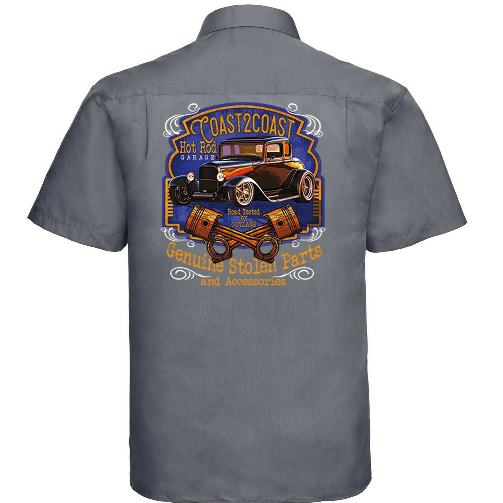 rockabilly mechanic shirt