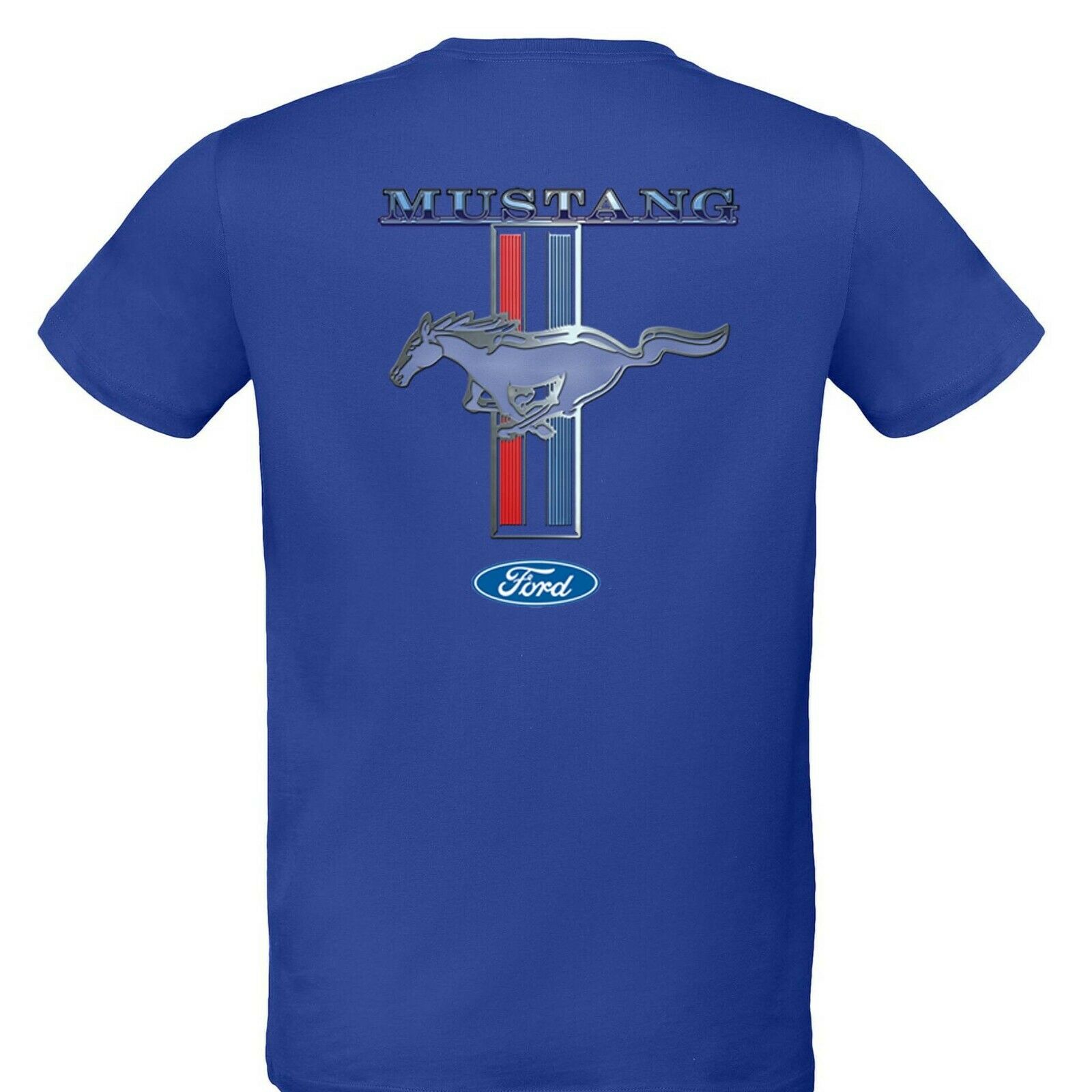 Mens Ford Mustang T Shirt Genuine Classic Vintage American Muscle Car Clothing
