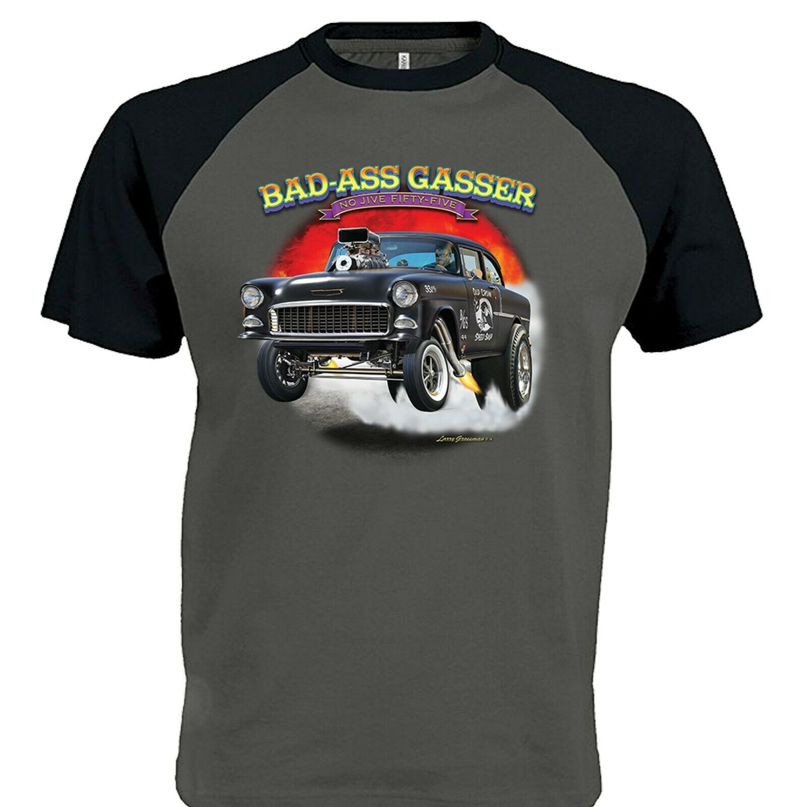 Hotrod 58 T Shirt Hot Rod American Classic Drag Race