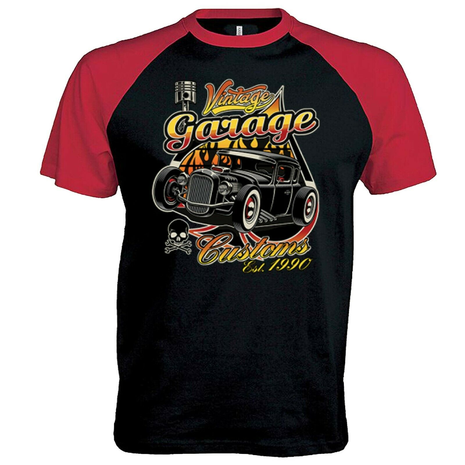 hot rod garage tshirts