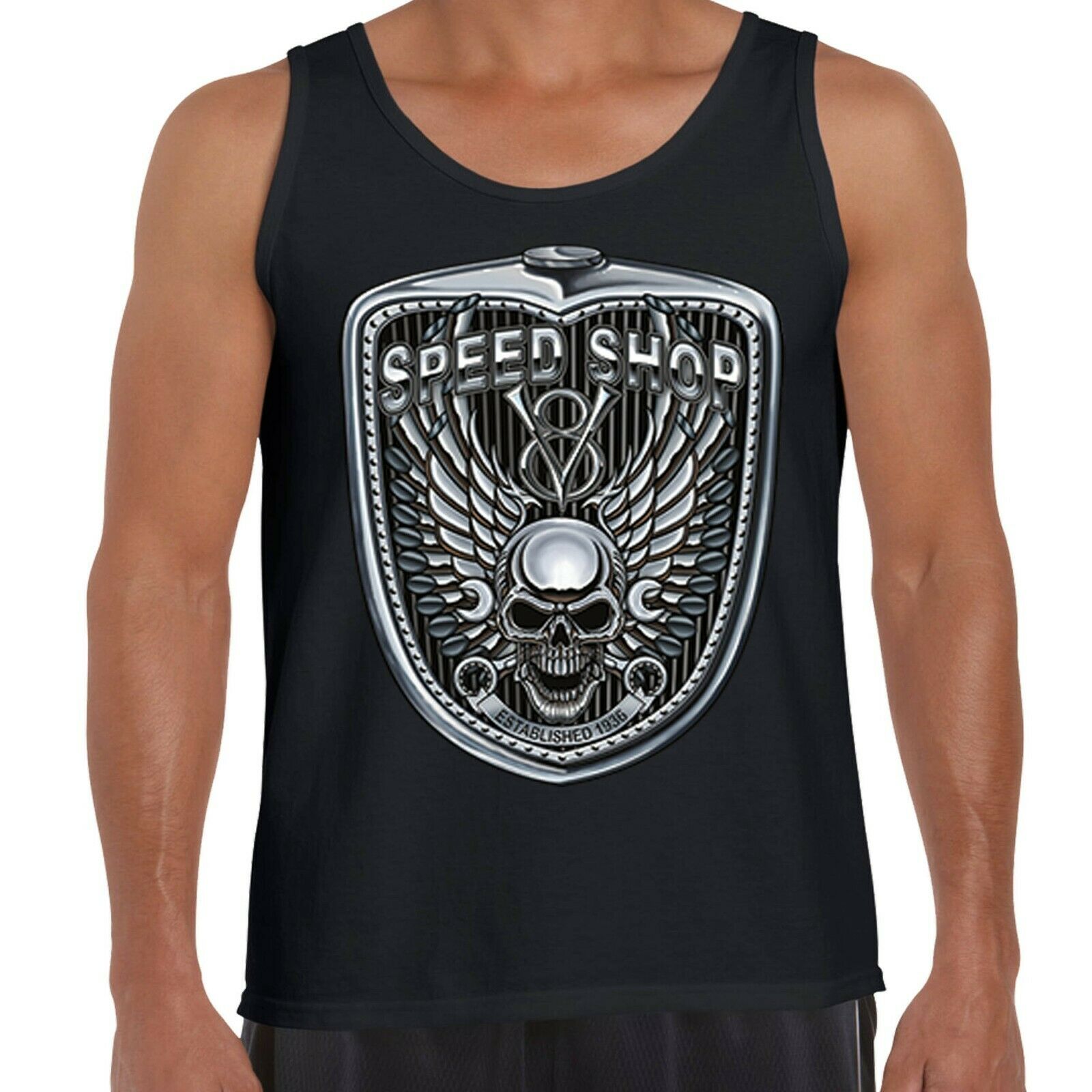 Mens Hotrod 58 Hot Rod Muscle Vest Tank Top American ...