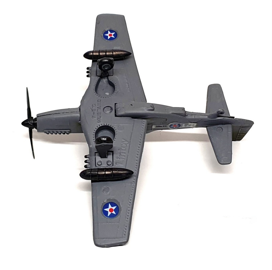 Avion Miniature Corgi Diecast - P-51D Mustang, Envergure 14cm, Réf 1306