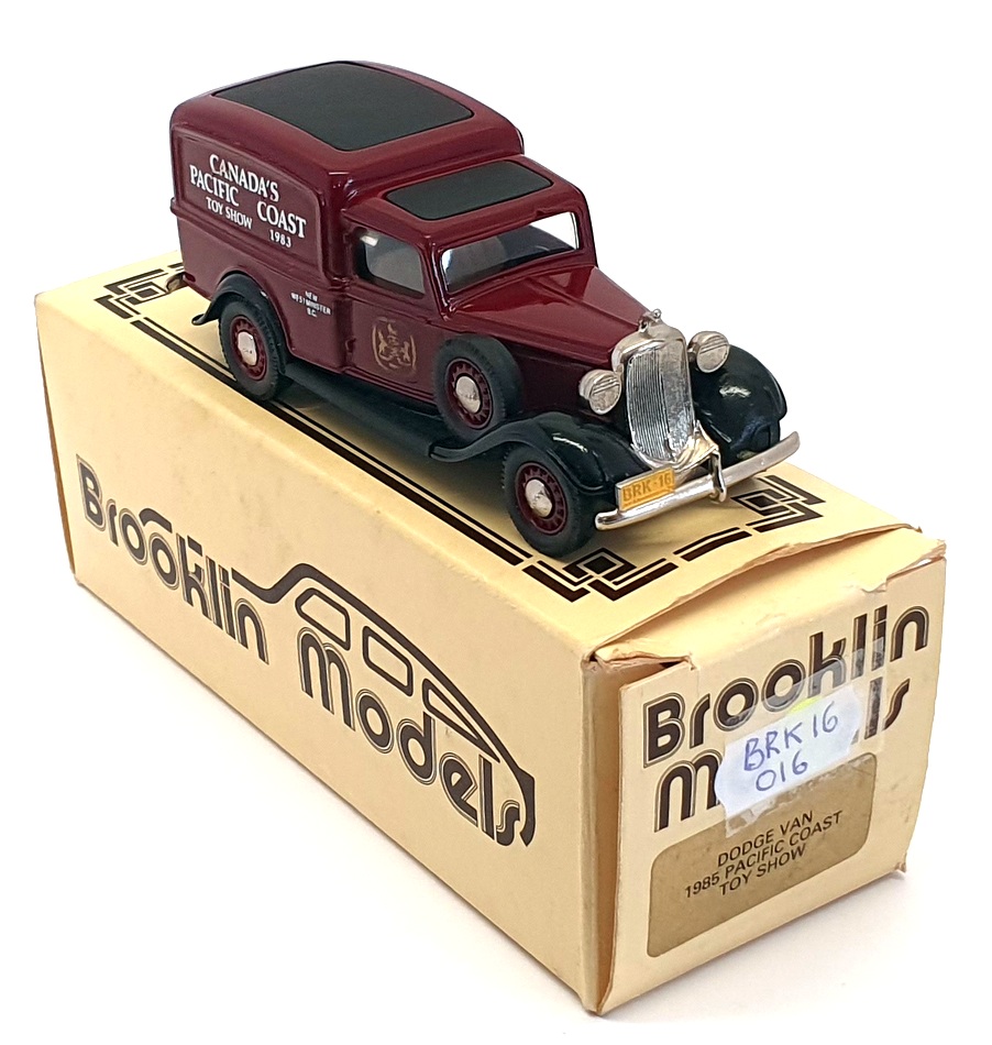 Brooklin Models 1/43 Scale BRK16 016 - 1935 Dodge Van - P.C.T.S. 1 Of 60