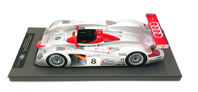 Top Marques 1/18 Scale TOP106A Audi R8 NR.8 Le Mans 2000 - Silver