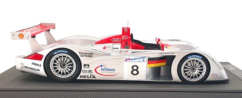 Top Marques 1/18 Scale TOP106A Audi R8 NR.8 Le Mans 2000 - Silver