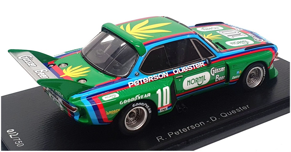 Spark 1/43 Scale Resin US110 - BMW 3.5 CSL #10 6H Watkins Glen 1976