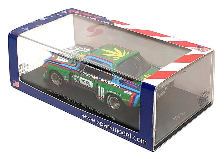 Spark 1/43 Scale Resin US110 - BMW 3.5 CSL #10 6H Watkins Glen 1976