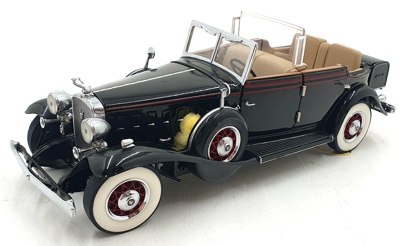 Franklin Mint 1/24 - Cadillac V-16 Sport Phaeton Bleue - Voiture Miniature De Collection