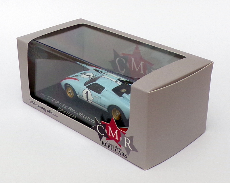 CMR 1/43 Scale CMR43055 - Ford GT40 MkII - 2nd 24h Le Mans 1966 #1 Miles/Hulme