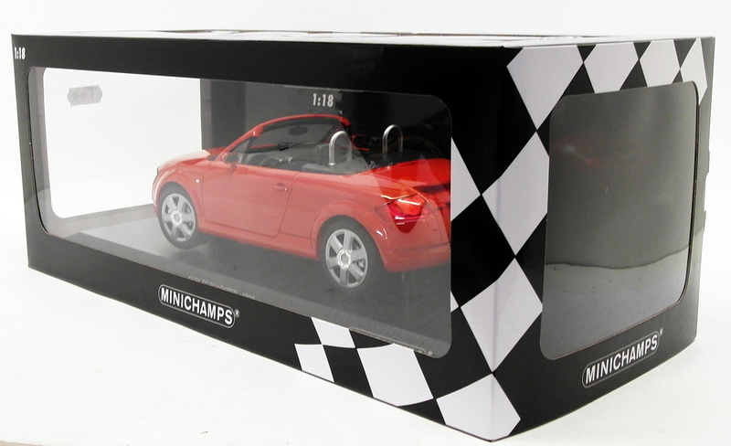 Minichamps 1/18 Scale Model Car 155 017032 - 1999 Audi TT Roadster - Red