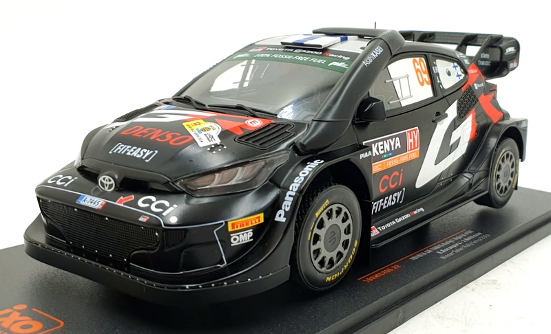 Ixo 1/18 Scale 18RMC206.22 Toyota GR Yaris Rally1 Hybrid #69 1st