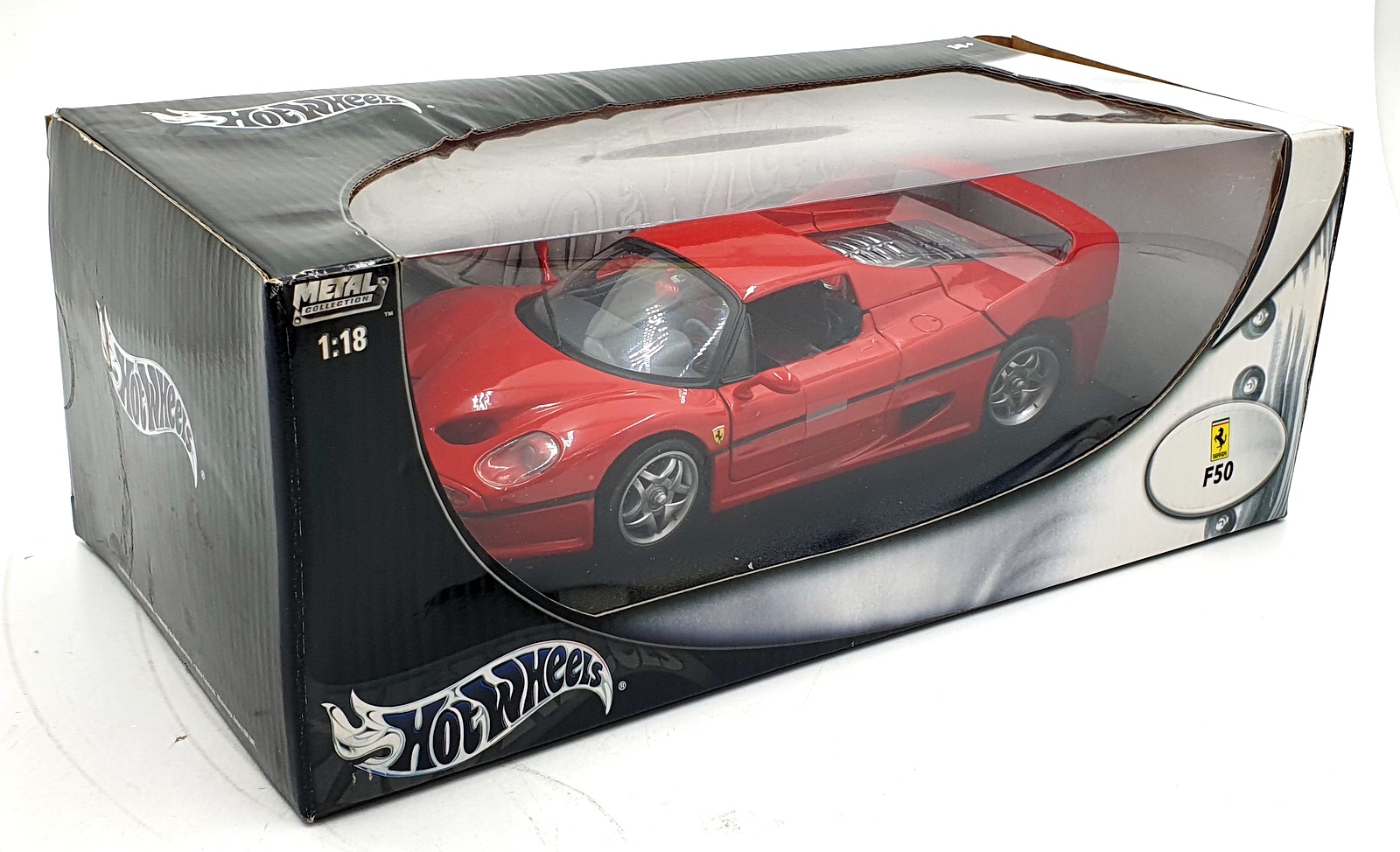 Hot Wheels 1/18 scale Diecast 50430 - Ferrari F50 - Rosso Red | eBay