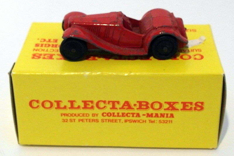 Vintage Dinky Meccano 35 - 2 Inches Long MG Sports Car - Red