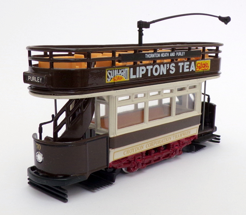 Corgi 12cm Long Diecast D991/6 - Croydon Corporation Tram Car