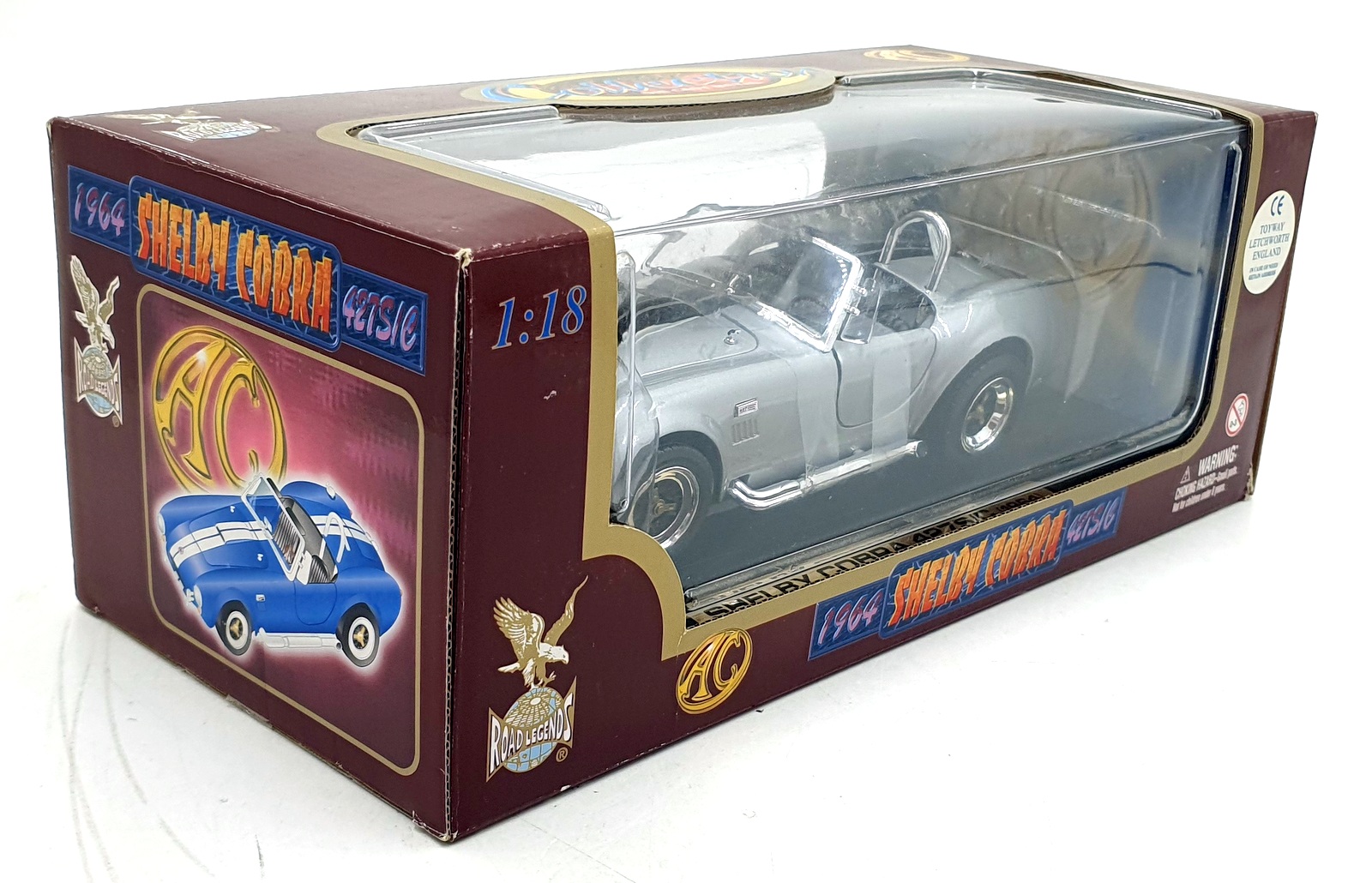 Road Legends 1/18 Scale 92058 - 1964 Shelby Cobra 427 s/c