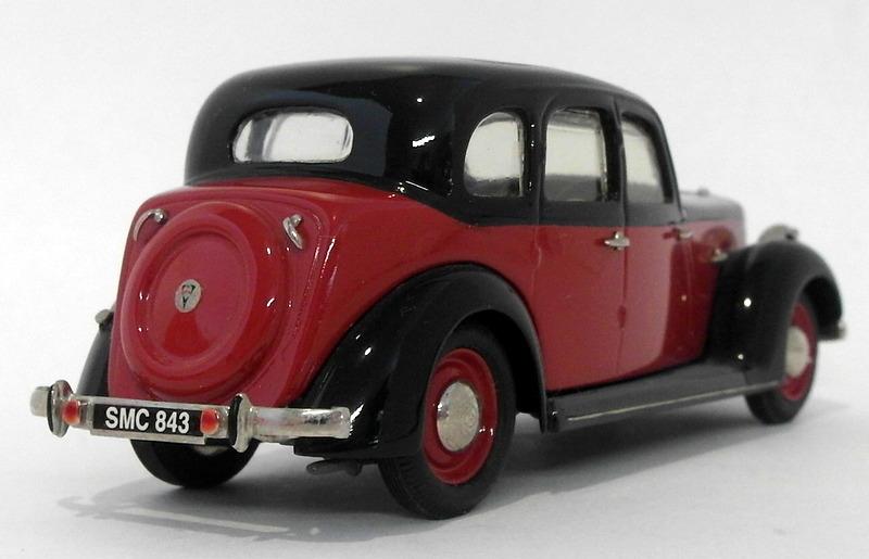 Somerville Models 1/43 Scale 148 - 1937 Rover P-2 (6 Light) - Maroon/Black