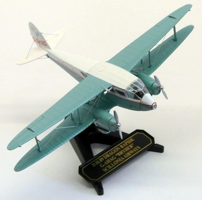 Oxford Diecast 1/72 Scale 72DR012 - DH Dragon Rapide G AHAG Scillonia Airways