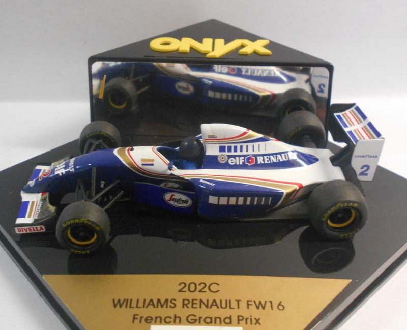 Onyx 1/43 Scale - 202C WILLAMS RENAULT FW16 FENCH GRAND PRIX