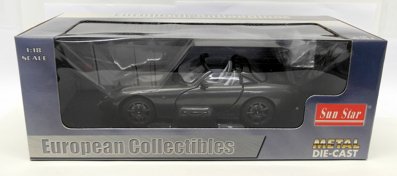 Sunstar 1/18 Scale Diecast - 4461 2004 TVR Tuscan MK2 Starmist Grey