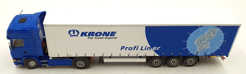 SCANIA R580 +KRONE BIG M Fabriqué par Universal Hobbies - Echelle 1/50 - Camion avec remorque