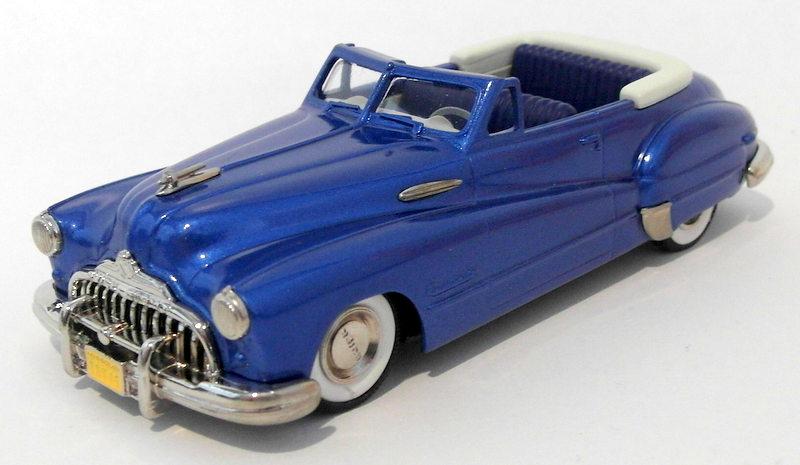 Brooklin 1/43 Scale BRK45 002  - 1948 Buick Roadmaster Convertible Blue