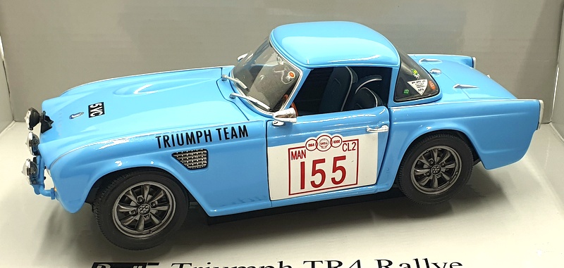 Revell 1/18 Scale Diecast 08873 - Triumph TR4 Rallye #155 - Light
