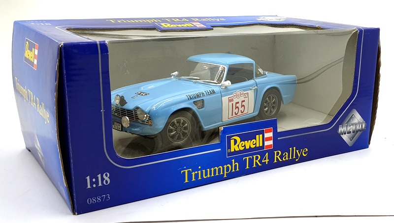 Revell 1/18 Scale Diecast 08873 - Triumph TR4 Rallye #155 - Light