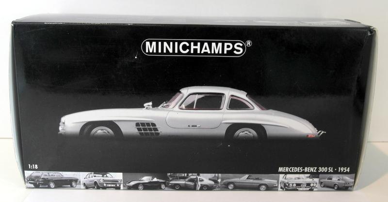 Minichamps 1/18 Scale diecast 180 039000 - Mercedes Benz 300sl 1954 Silver Minichamps 1/18 Scale diecast 180 039000 - Mercedes Benz 300sl 1954 Silver
