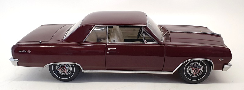 Exact Detail 1/18 Scale Diecast WCC504 - 1965 Chevrolet Malibu SS - Burgundy