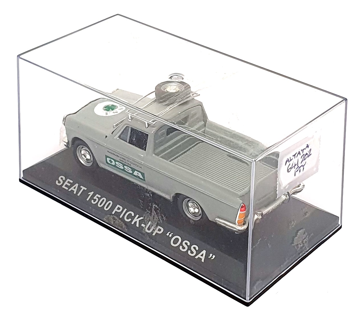 Altaya 1/43 Scale Diecast 641202 - Seat 1500 Pick Up Truck Ossa - Grey