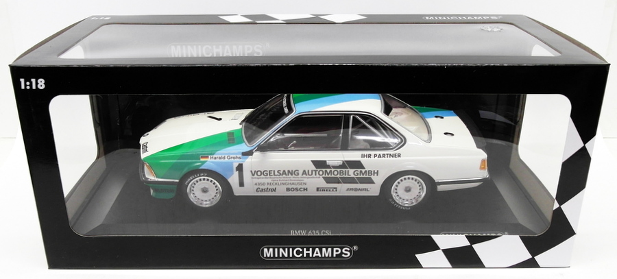 Minichamps 1/18 Scale 155 842511 - BMW 635 CSi #1 Winner 1984