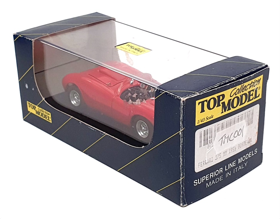 Top Model 1/43 Scale Resin TMC001 - 1954 Ferrari 375 Plus MM - Red