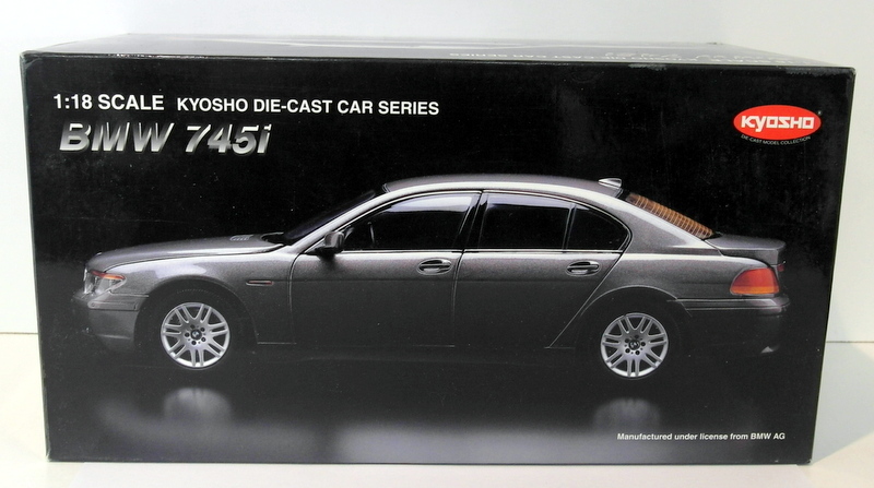 Kyosho 1/18 Scale Diecast - 08571SG BMW 745i Metallic Grey | eBay