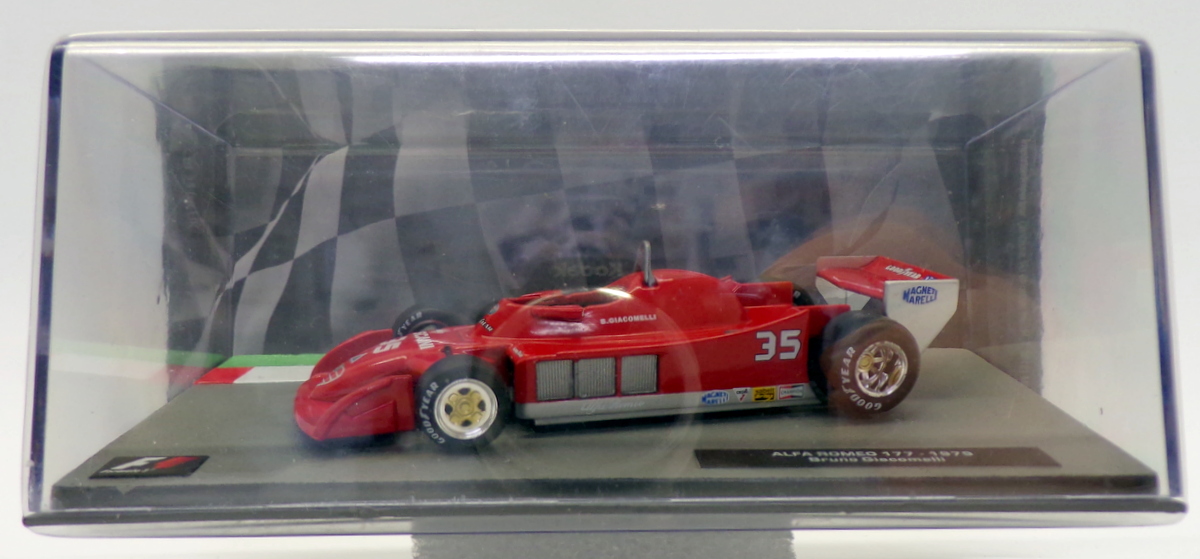 Altaya 1/43 Scale AL16220H - F1 Alfa Romeo 177 1979 - #35 Bruno Giacomelli