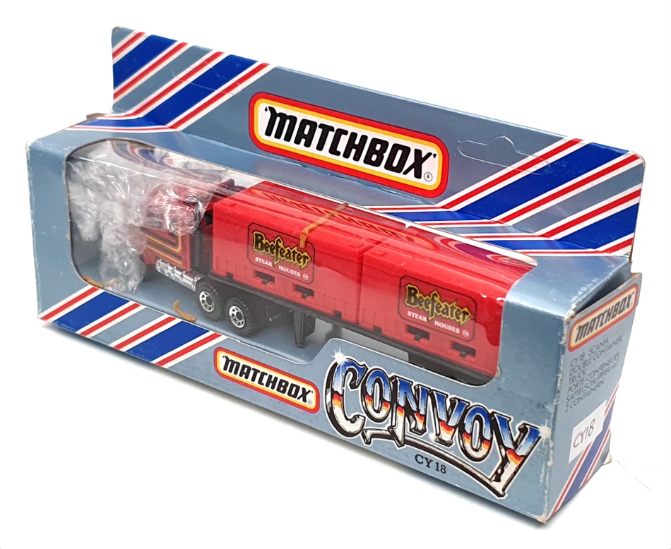 Matchbox 1/90 Scale CY 18 - Scania Double Container Truck