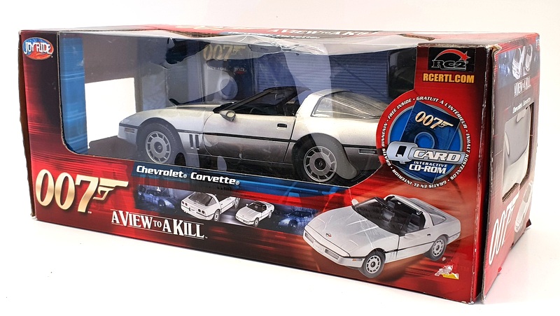 Ertl 1/18 Scale Diecast - 33851 007 Bond Chevrolet Corvette A View To A Kill