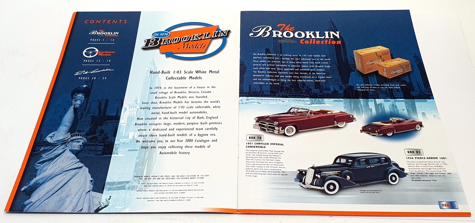Brooklin Models Vol.1 Jan-Dec 2000 - A4 Fully Illustrated Colour Catalogue