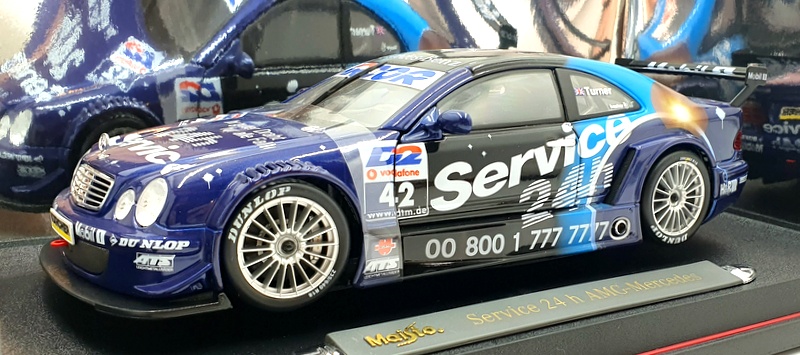 Maisto 1/18 Scale 38888 - 2001 Mercedes Benz CLK-DTM #42 Service