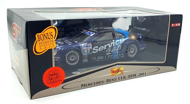 Maisto 1/18 Scale 38888 - 2001 Mercedes Benz CLK-DTM #42 Service