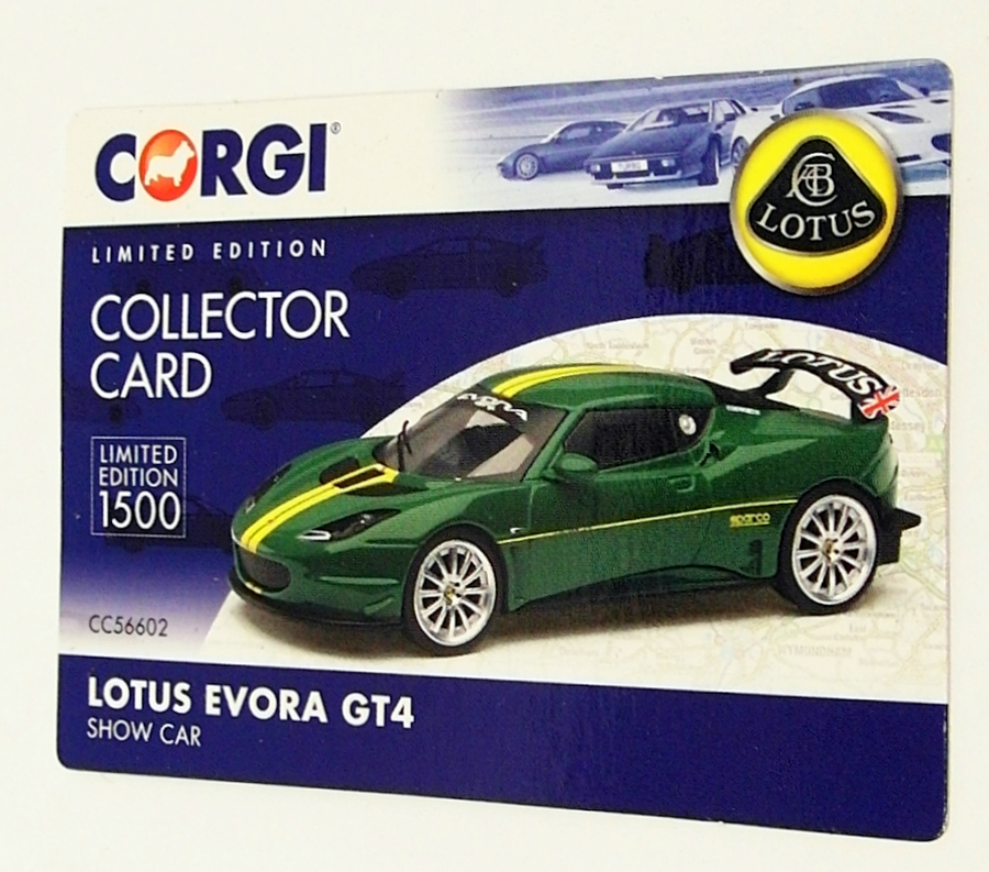 Corgi 1/43 Scale Model Car CC56602 - Lotus Evora GT4 Show Car