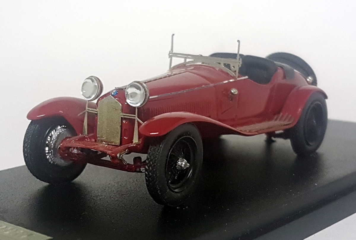 F B Model 1 43 Scale Resin Fb40b Alfa Romeo 6c 1750 Gs Zagato Red Ebay