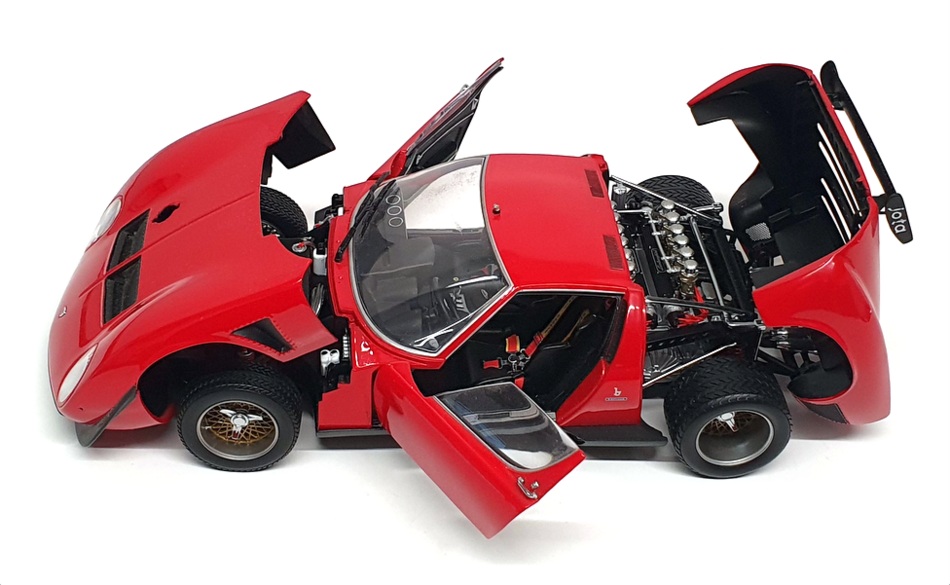 Kyosho 1/18 Scale Diecast DC12124M - Lamborghini Jota SVR - Red | eBay