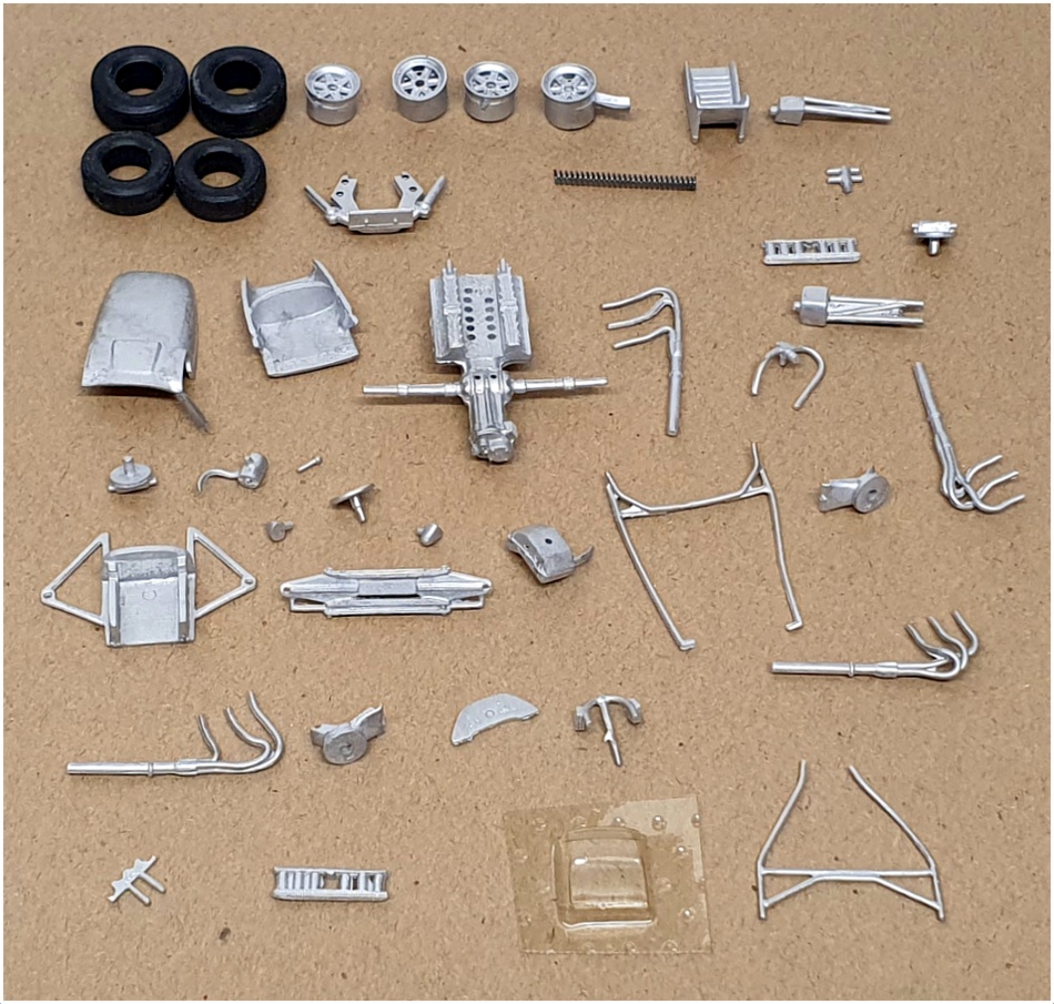 S.C.R. Models 1/43 Scale Unbuilt Kit 20-89 - 1967 F1 Honda RA300 - Surtees S.C.R. Models 1/43 Scale Unbuilt Kit 20-89 - 1967 F1 Honda RA300 - Surtees